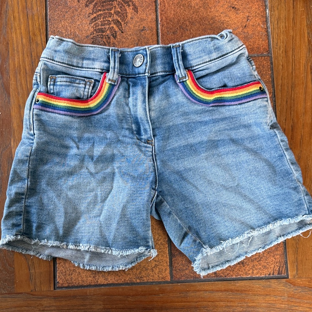 3/$12 J. Crew Crewcuts Blue Denim Shorts (7)